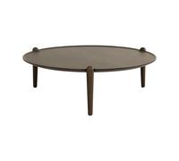 Design House Stockholm Table basse Aria Chêne foncé. Ø90x30 cm