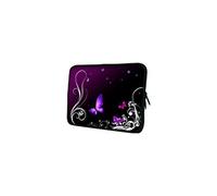 Design - Housse d'ordinateur portable - 15.6" - papillon violet