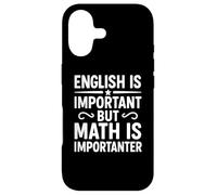 Design Humoristique avec Citation Humoristique pour Professeur de Grammaire et de mathématiques Coque pour iPhone 17