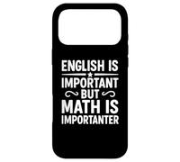 Design Humoristique avec Citation Humoristique pour Professeur de Grammaire et de mathématiques Coque pour iPhone 17 Pro Max