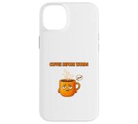 Design Humoristique « Coffee Before Words » Coque pour iPhone 14 Plus