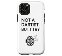 Design Humoristique « Not A Dartist But I Try » Coque pour iPhone 11 Pro