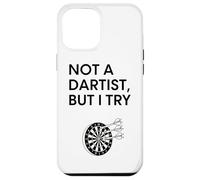Design Humoristique « Not A Dartist But I Try » Coque pour iPhone 12 Pro Max