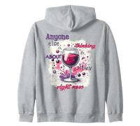 Design Humoristique Thinking About Wine Right Now Sweat à Capuche