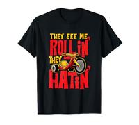 Design humour avec inscription « They See Me Rollin Tricycle Meme » T-Shirt