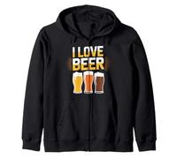 Design « I Love Beer Craft Beer Lover » Sweat à Capuche