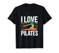 Design « I Love Pilates » T-Shirt Graphique avec Valeur