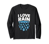 Design « I Love Rain Drop » Manche Longue