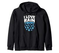 Design « I Love Rain Drop » Sweat à Capuche