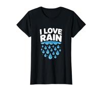 Design « I Love Rain Drop » T-Shirt Graphique avec Valeur