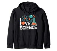 Design « I Love Science Chemistry Atoms » Sweat à Capuche