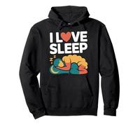 Design « I Love Sleep Dreamer Cozy Night » Sweat à Capuche