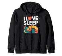 Design « I Love Sleep Dreamer Cozy Night » Sweat à Capuche