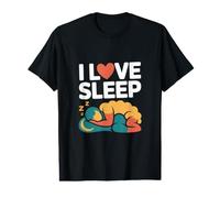 Design « I Love Sleep Dreamer Cozy Night » T-Shirt Graphique avec Valeur
