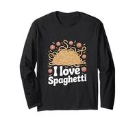 Design « I Love Spaghetti Pasta » Manche Longue