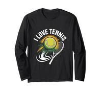 Design « I Love Tennis Sports » Manche Longue