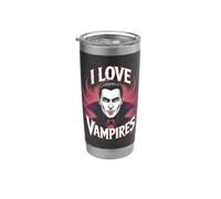 Design « I Love Vampires » Gobelet isotherme en acier inoxydable double paroi