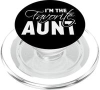 Design I'm The Favorite Aunt Best Auntie Loved Ones PopSockets PopGrip pour MagSafe