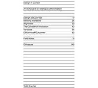 Design in Context A Framework for Strategic Differentiation - Todd Bracher - Compendium Editions - Livre en Anglais Todd BracherTodd Bracher (Auteur)