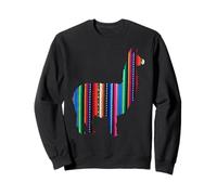 Design indigène d'Amérique du Sud Aguayo Lama Sweatshirt