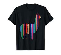 Design indigène d'Amérique du Sud Aguayo Lama T-Shirt