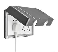 Design innovant sans danger pour les enfants du couvercle étanche parfaitement adapté pour un usage domestique dans les zones humides (gris)