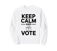 Design inspirant du Jour des élections Keep Calm and Vote Sweatshirt