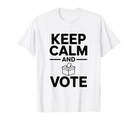 Design inspirant du Jour des élections Keep Calm and Vote T-Shirt