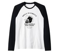 Design inspiré de la littérature Classique de Shakespeare Tempest Manche Raglan