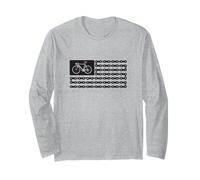 Design inspiré du Drapeau américain des États-Unis pour vélo de Route et VTT Manche Longue