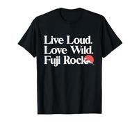Design inspiré du festival de rock Fuji Wild Live Loud Love T-Shirt