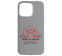 Design inspiré du Triathlon Demi-Fer Coque pour iPhone 15 Pro Max