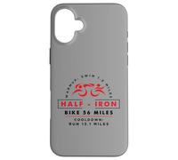 Design inspiré du Triathlon Demi-Fer Coque pour iPhone 16 Plus