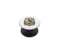 Design ironique pour Observer Les Oiseaux en Forme de Corbeau PopSockets PopGrip Adhésif