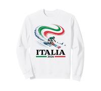 Design Italie Ski Racer Design Sports d'hiver Alpine Speed Sweatshirt