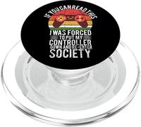 Design Joueur de Style Vintage forcé de Poser la Manette PopSockets PopGrip pour MagSafe