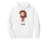 Design Kawaii Jésus priant Sweat à Capuche