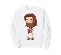 Design Kawaii Jésus priant Sweatshirt
