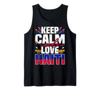 Design Keep Calm And Love Haiti pour les amoureux haïtiens Débardeur