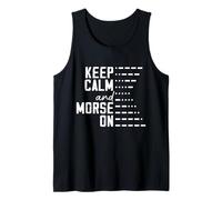 Design Keep Calm Morse Code Débardeur
