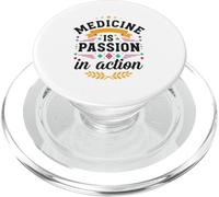 Design Laurier d'étoiles d'engagement du Personnel Clinique PopSockets PopGrip pour MagSafe