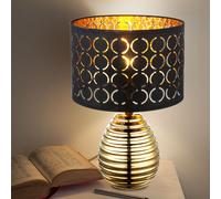 Design LED Comptoir Lampe Sommeil Clients Chambre Nacht - Récolte Lampe Or