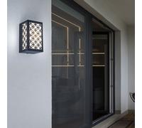 Spot mural extérieur LED ALU lampe lanterne motif de jardin lampe design anthracite WOFI 4101.01.88.7003