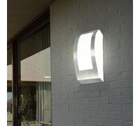 Design LED Extérieur Zone Mur Lampe de Jardin Cour Luminaire Acier Inoxydable