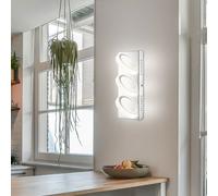 Design LED Mur Lampe Clients Chambre Dielen Éclairage Anneau Luminaire Argent