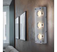 Design LED Plafonnier Spot Lampe Éclairage Chrome Verre Hall