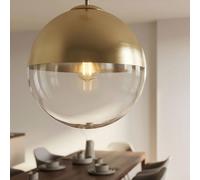 Design LED Plafonnier Suspendu Lampe Ess Chambre Éclairage Boule en Verre