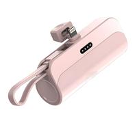 Design léger et adapté à la poche, banque d'alimentation capsule de 5000 mAh, mini chargeur portable, charge rapide de 20 W, ports de type C et ports, certifié CE Fcc