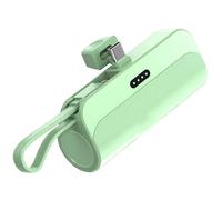 Design léger et adapté à la poche, charge rapide 20 W, ports de type C et ports, mini chargeur portable, batterie externe capsule de 5000 mAh, certifié FCC CE