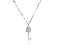 Design Léger, Luxe, Niche, Bijoux Européens Et Américains, Luxe Léger, Collier Tempérament Sauvage, Collier Pendentif Clé Diamant De Luxe